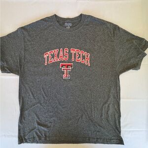 Champion Texas Tech Short Sleeve Grey Tee Size XL